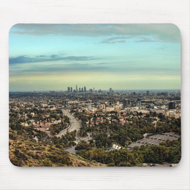 View of Los Angeles Mouse Mat (Front)
