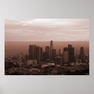 View of Los Angeles Poster