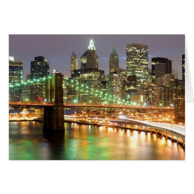 View of Lower Manhattan and the Brooklyn Bridge (Front Horizontal)