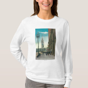 View of Lower Market St showing Ferry Tower T-Shirt