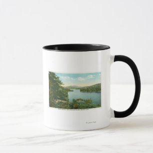 View of Lower Saranac Lake from Bluff Island Mug