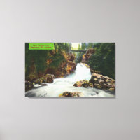 View of Lynn Canyon Falls