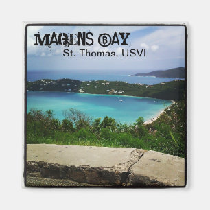 View of Magens Bay, St. Thomas, USVI Magnet
