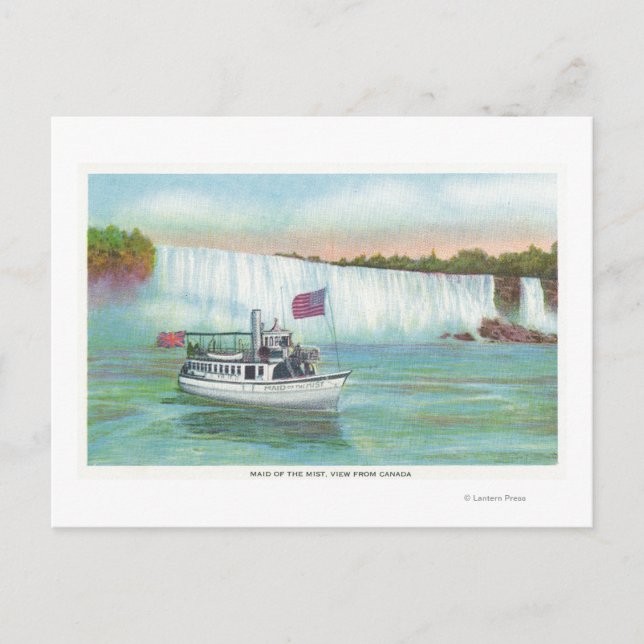 View of Maid of the Mist Boat Postcard (Front)