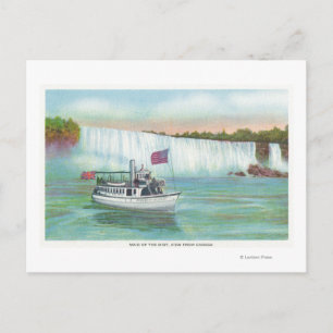 View of Maid of the Mist Boat Postcard