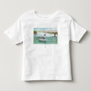 View of Maid of the Mist Boat Toddler T-Shirt
