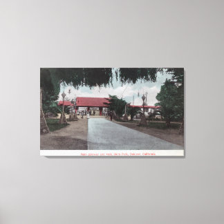 View of Main Gateway to Idora ParkOakland, CA Canvas Print