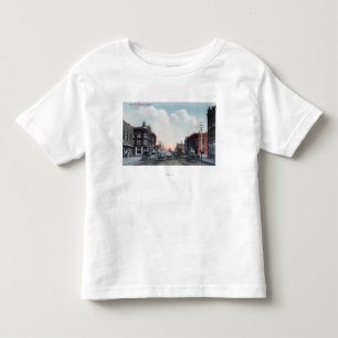 View of Main Street and Horse Carriages Toddler T-Shirt
