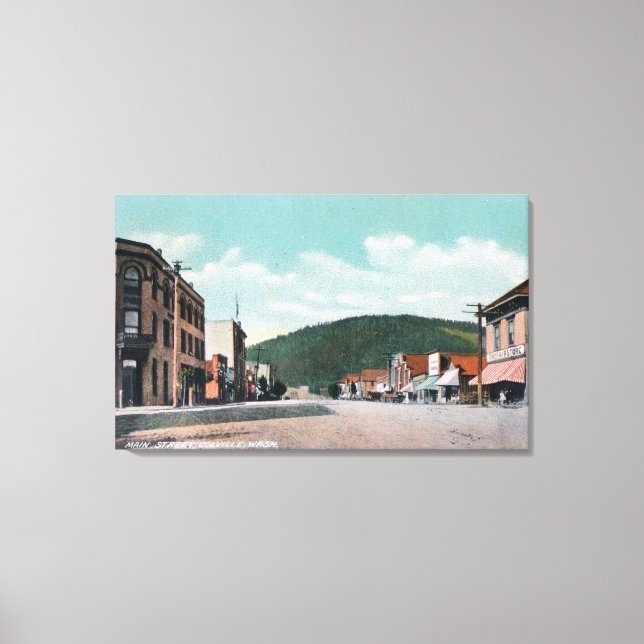 View of Main StreetColville, WA Canvas Print (Front)