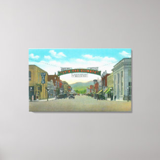 View of Main StreetGrants Pass, OR Canvas Print