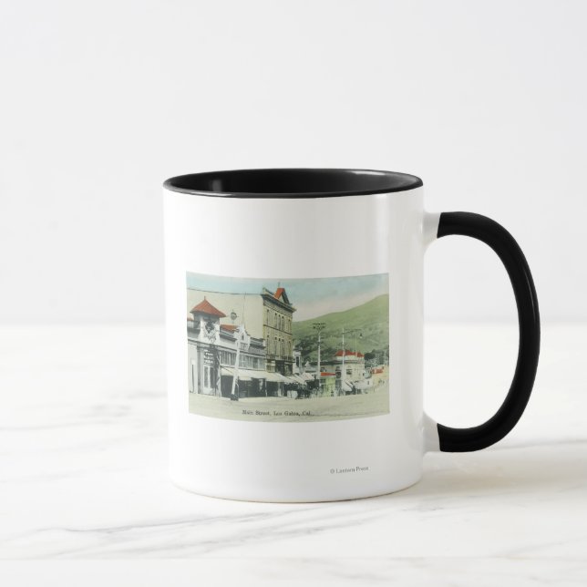 View of Main StreetLos Gatos, CA 2 Mug (Right)
