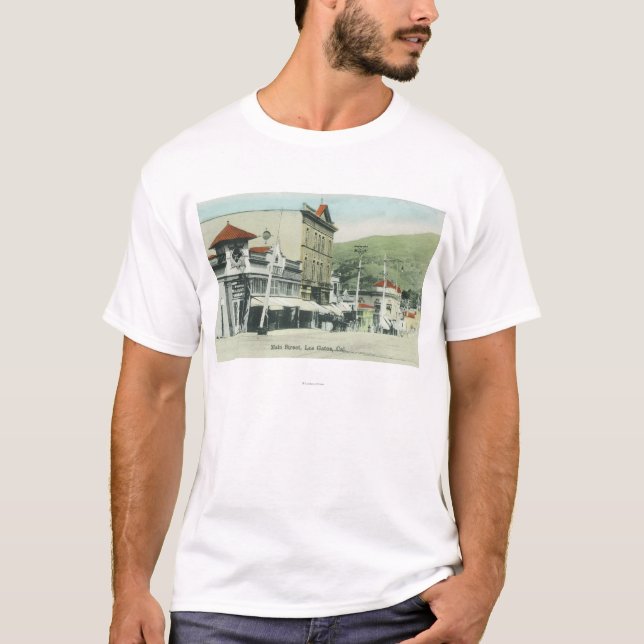 View of Main StreetLos Gatos, CA 2 T-Shirt (Front)
