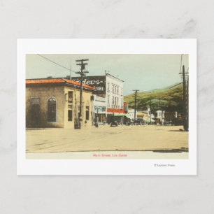 View of Main StreetLos Gatos, CA Postcard