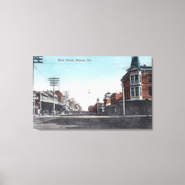 View of Main StreetSalinas, CA Canvas Print (Front)