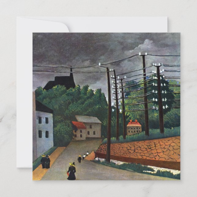 View of Malakoff by Henri Rousseau, Vintage Art (Front)