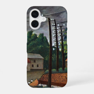 View of Malakoff by Henri Rousseau, Vintage Art iPhone 16 Case