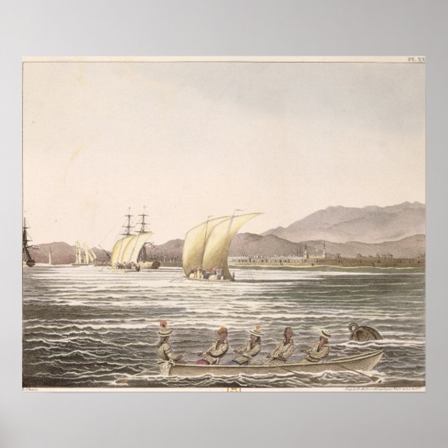 View of Manila, Philippines, 1826 Poster (Front)