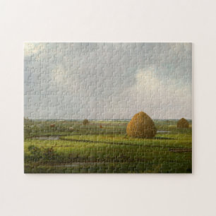 View of Marshfield, 1876 by Martin Johnson Heade Jigsaw Puzzle