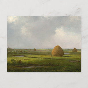 View of Marshfield, 1876 by Martin Johnson Heade Postcard