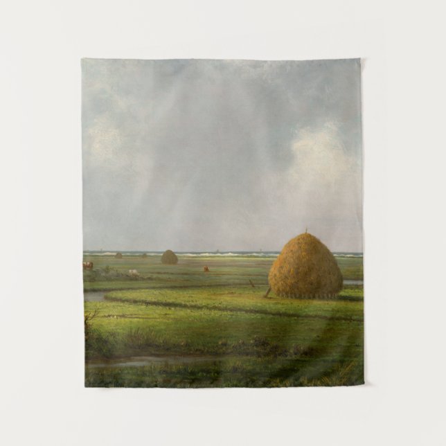 View of Marshfield, 1876 by Martin Johnson Heade Tapestry (Front)