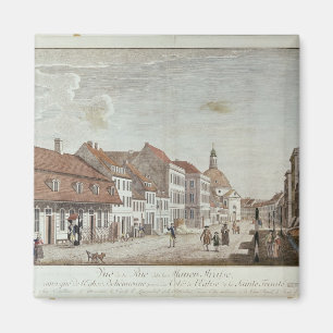 View of Mauer Strasse, Berlin, 1776 Magnet