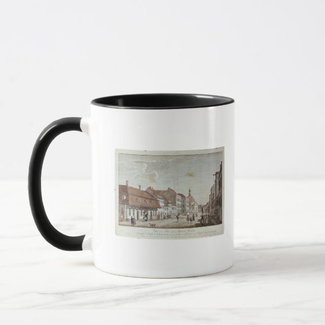 View of Mauer Strasse, Berlin, 1776 Mug (Left)