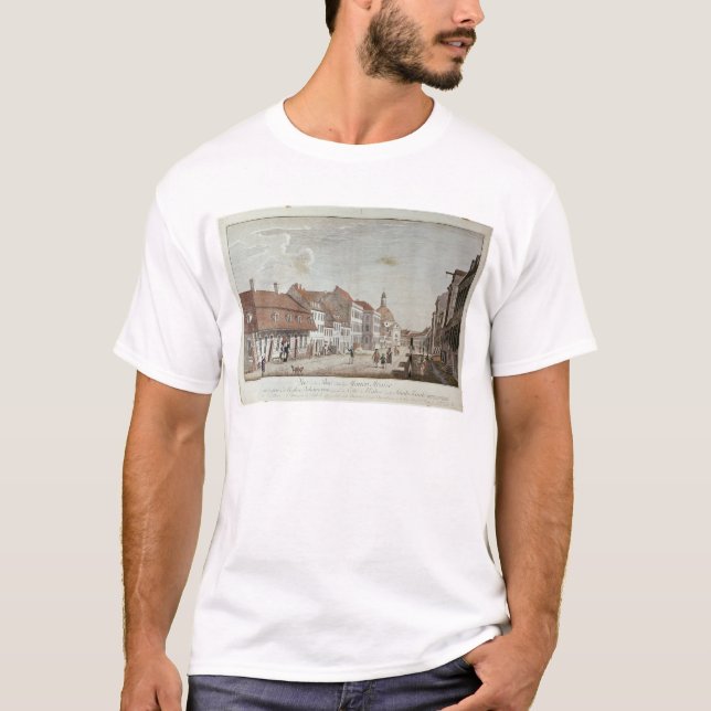 View of Mauer Strasse, Berlin, 1776 T-Shirt (Front)