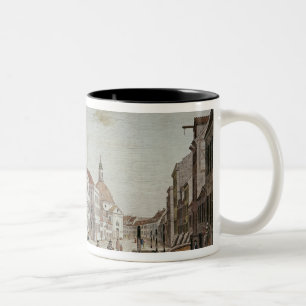View of Mauer Strasse, Berlin, 1776 Two-Tone Coffee Mug