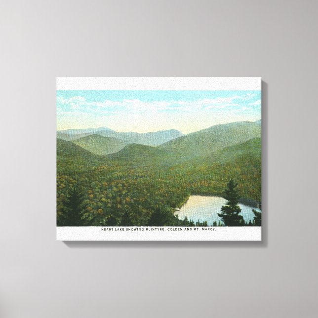 View of McIntyre, Colden, and Marcy Mts. Canvas Print (Front)