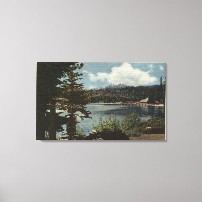 View of Meeks Bay Canvas Print (Front)