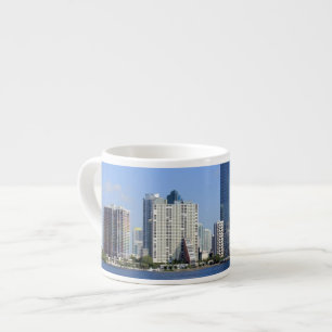 View of Miami Skyline Espresso Cup