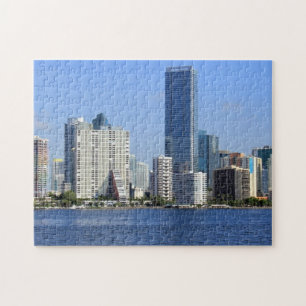 View of Miami Skyline Jigsaw Puzzle