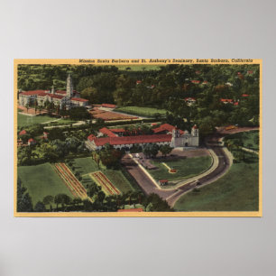 View of Mission & St. Anthony's Seminary Poster