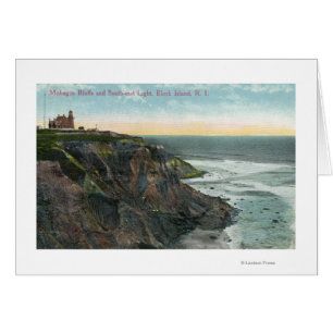 View of Mohegan Bluffs and Southeast