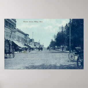 View of Montana AvenueBillings, MT Poster
