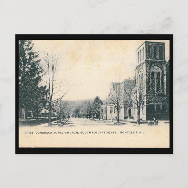 View of Montclair, NJ 1906 Vintage Postcard (Front)