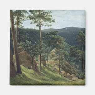 View of Mount Brocken, 1829 Magnet