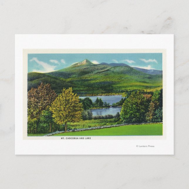 View of Mount Chocorua and Lake Postcard (Front)