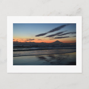 View of Mount Fuji from Sagami Bay: Japan Postcard