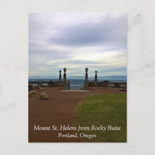 View of Mount St. Helens, Portland, Oregon Postcar Postcard