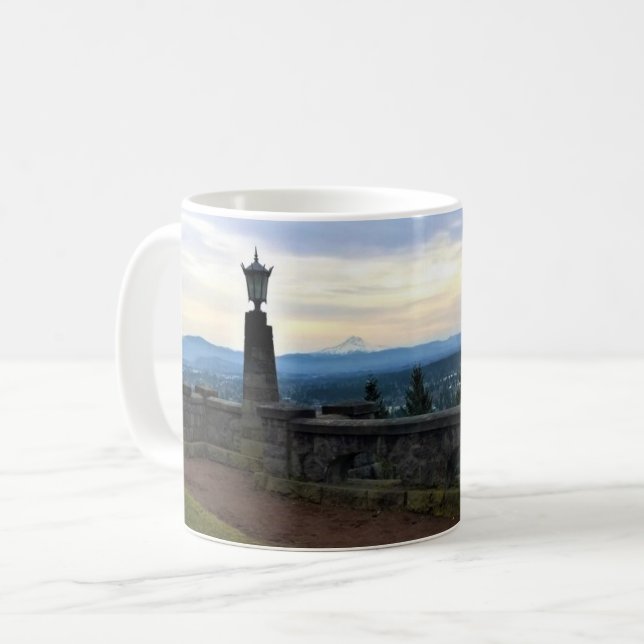 View of Mt. Hood, Portland, Oregon Coffee Mug (Front Left)
