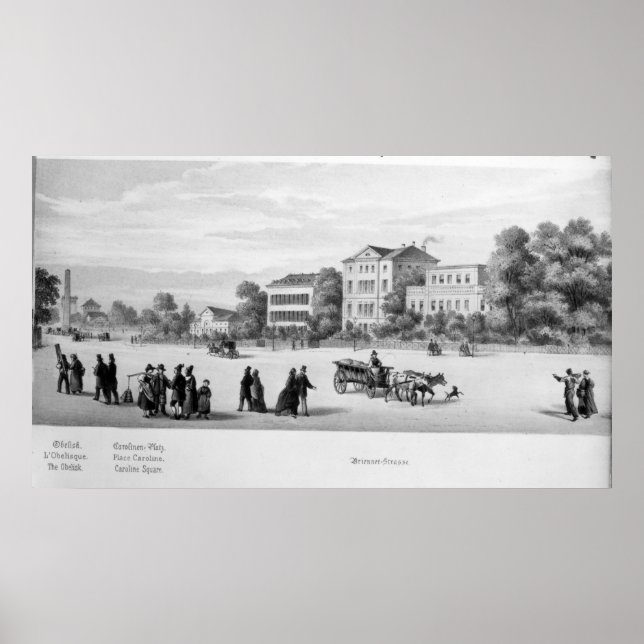 View of Munich, 1869 Poster (Front)