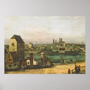 View of Munich, c. 1761 (oil on canvas) Poster