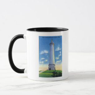 View of Myles Standish Monument Mug