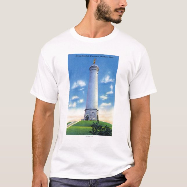View of Myles Standish Monument T-Shirt (Front)