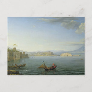 View of Naples, 1750 Postcard