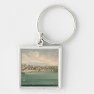 View of Naples from the west, 1730 Key Ring