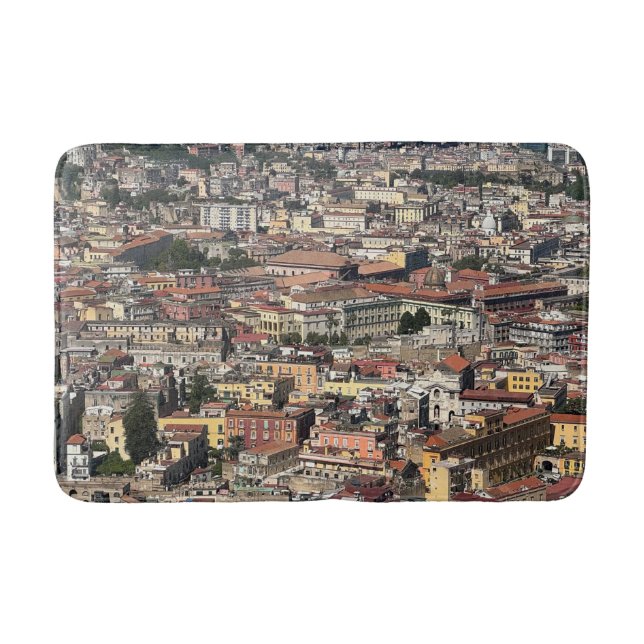 View of Naples, Italy  Bath Mat (Front)