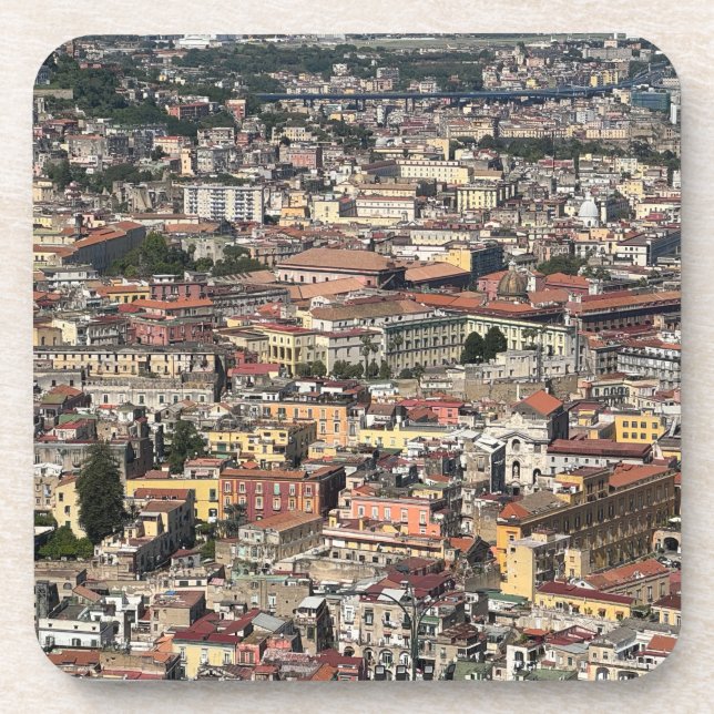 View of Naples, Italy  Coaster (Front)