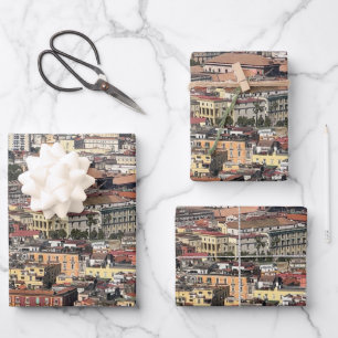 View of Naples, Italy  Wrapping Paper Sheet